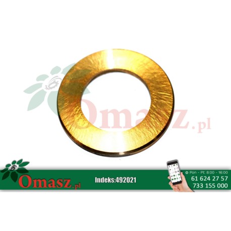 Podkładka oporowa mosiężna *47*79*6 Metal Fach 562095000006