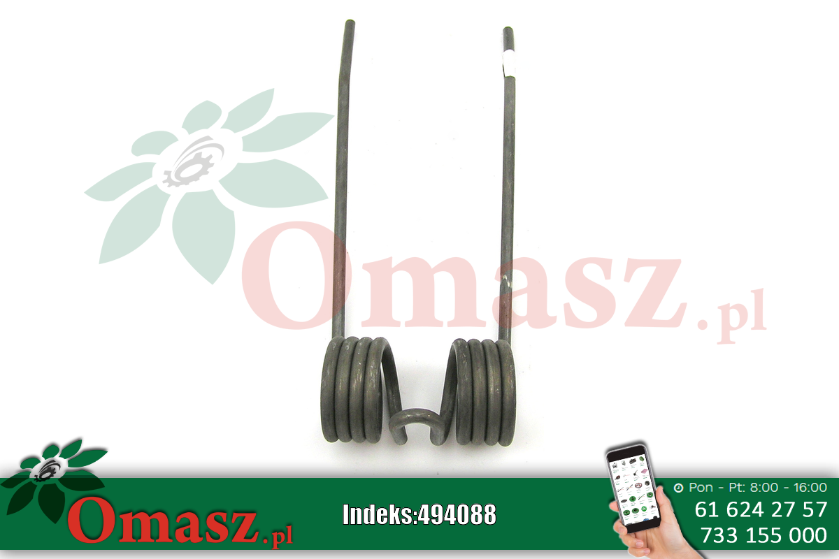 Palec sprężysty podbieracza prasy Sipma Z-224/1 5223/00-017/0