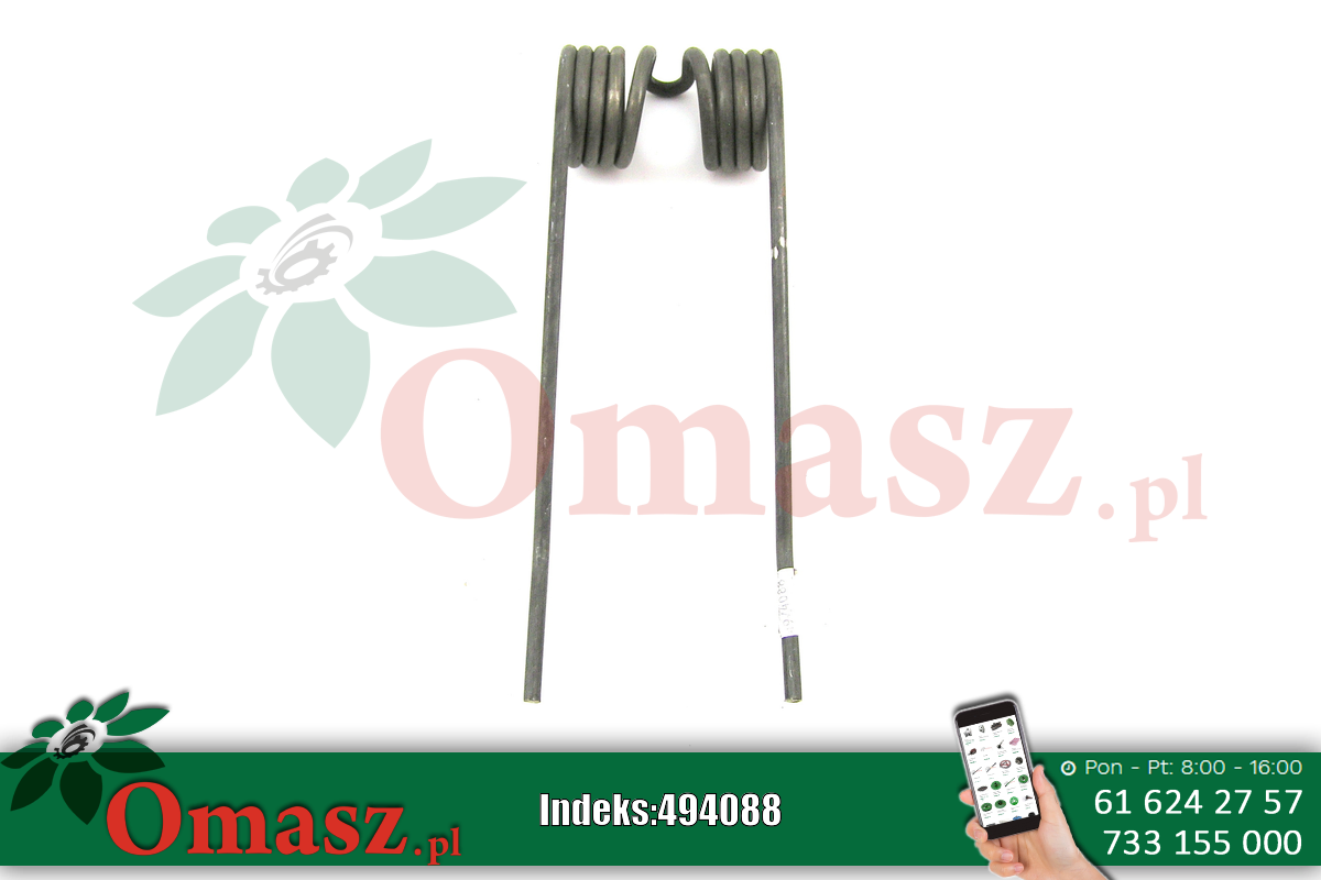 Palec sprężysty podbieracza prasy Sipma Z-224/1 5223/00-017/0