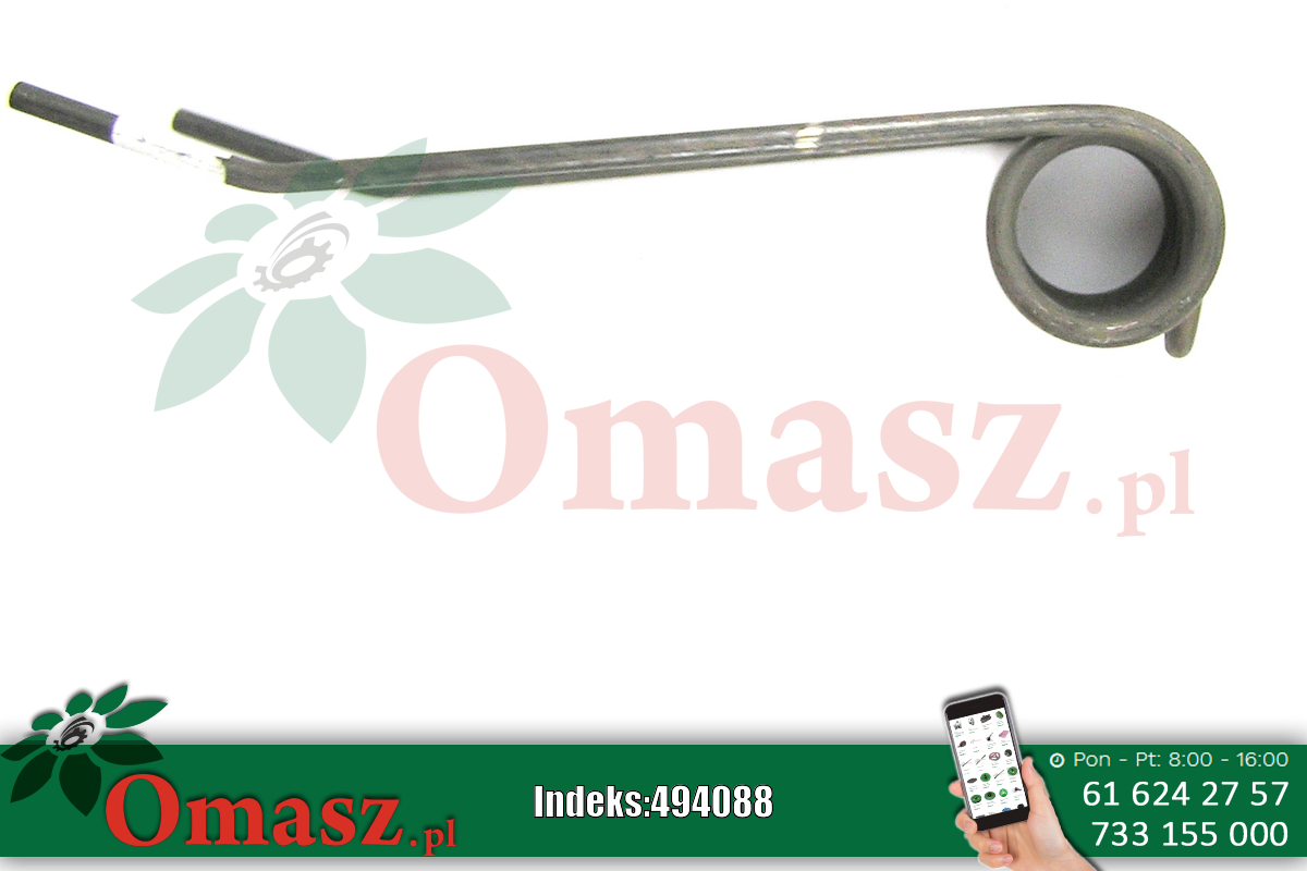 Palec sprężysty podbieracza prasy Sipma Z-224/1 5223/00-017/0