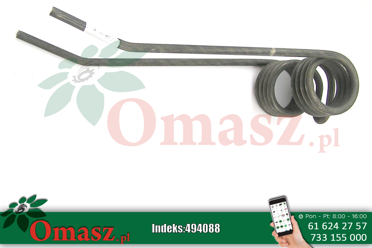 Palec sprężysty podbieracza prasy Sipma Z-224/1 5223/00-017/0