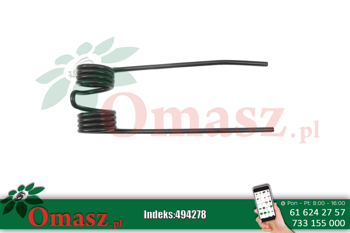 Palec sprężysty podbieracza prasy Sipma Z-224 5223/00-017/1