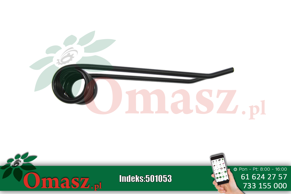 Palec sprężysty podbieracza prasy Claas 78058 8072971