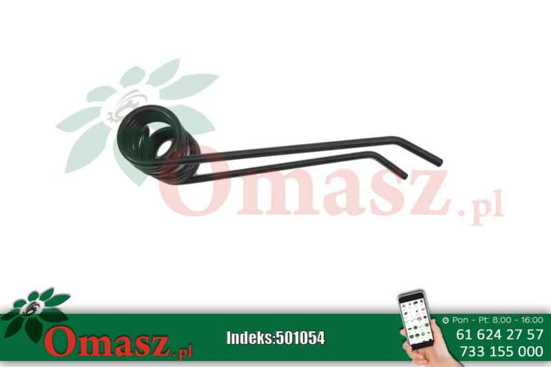 Palec sprężysty podbieracza prasy Claas 78299 8214211