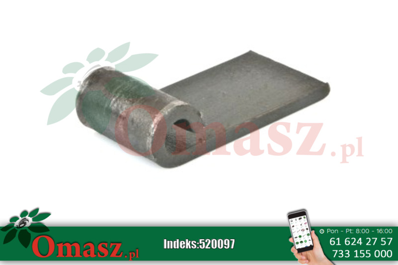 Ucho zawiasu przyczepy 7025150004