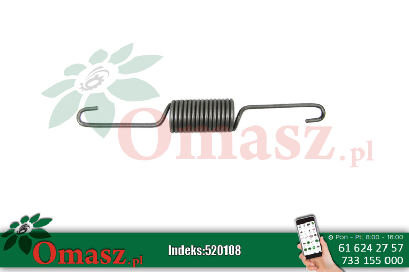 Sprężyna szczęk hamulcowych D50