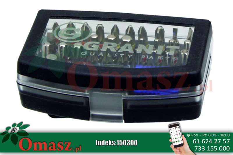 Komplet nasadek 30 szt. Torx Grot Granit 76010003200