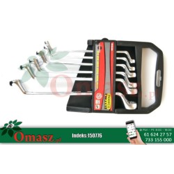 Komplet 6 kluczy oczkowych odgiętych Expert 6-17mm N-52-236